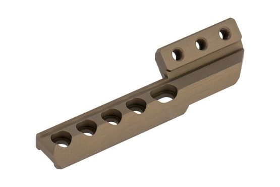 The Unity Tactical Right Handed LightWing Light mount places your light on the right side of your rifle
